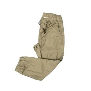 GAP Kids Khaki Jogger Pants XS (TP) Elastic Waist Drawstring